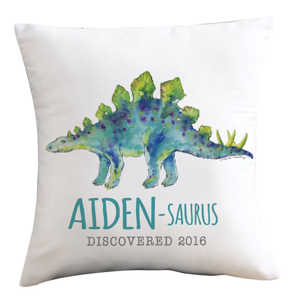 Product image for Personalized Stegosaurus Pillow 