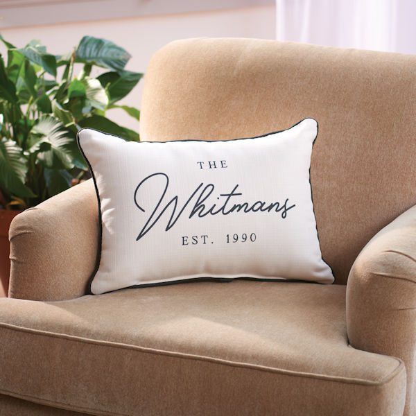 Product image for Personalized Family Name Pillow 