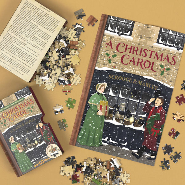 Product image for A Christmas Carol  Two-Sided Puzzle 