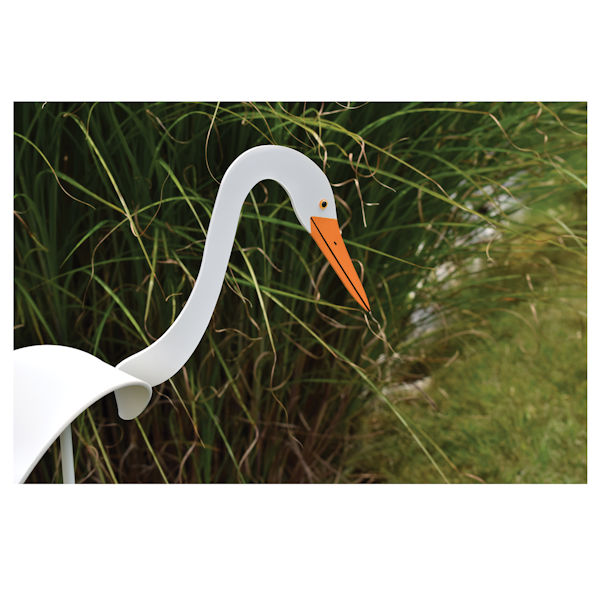 Product image for Egret Dancing Bird Garden Stake