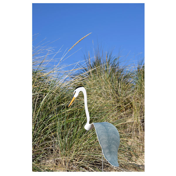 Product image for Great Blue Heron Dancing Bird Garden Stake