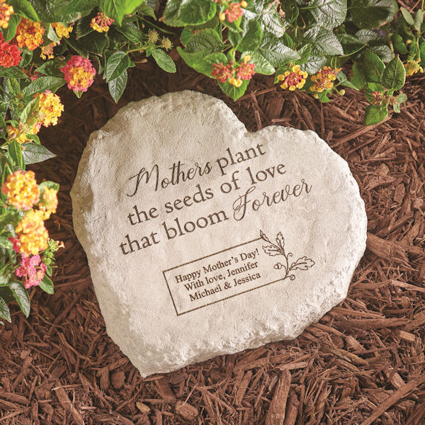 Product image for Personalized Mothers Plant the Seeds Garden Stone