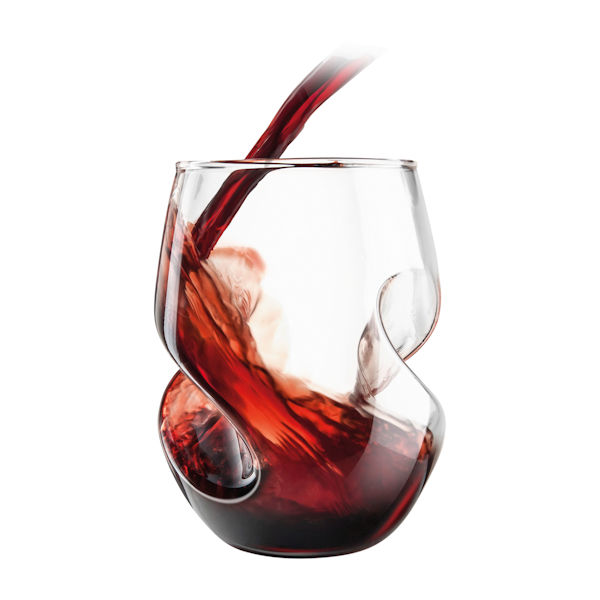 Product image for Final Touch Aerating Wine Glasses Set of 4