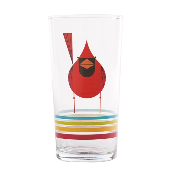 Product image for Charley Harper Cardinal Tumblers