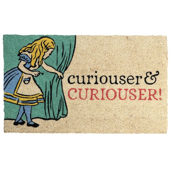 Product image for Alice Curiouser and Curiouser! Doormat