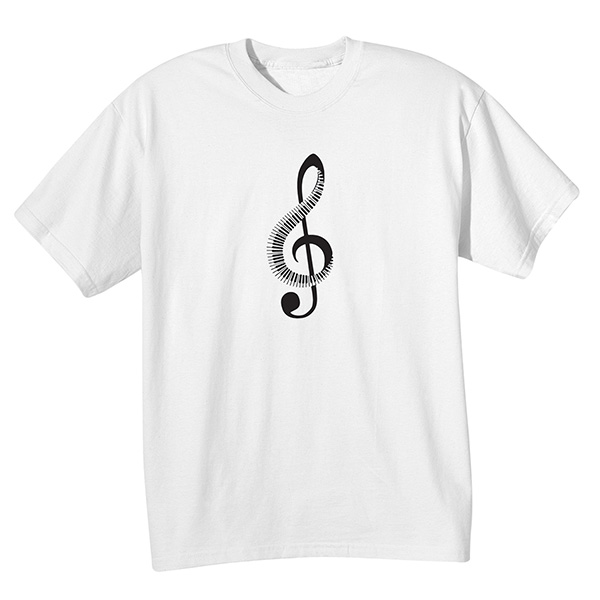 Product image for Treble Clef T-Shirt or Sweatshirt