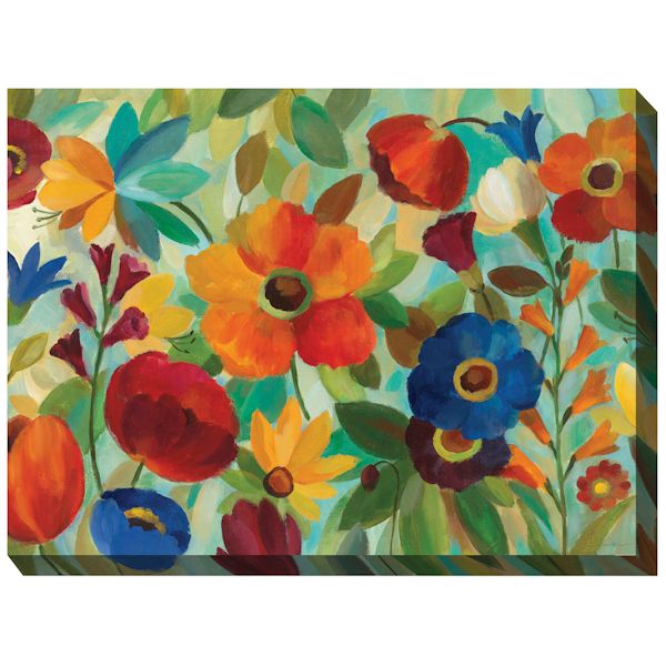 Product image for Vibrant Floral All Weather Wall Art