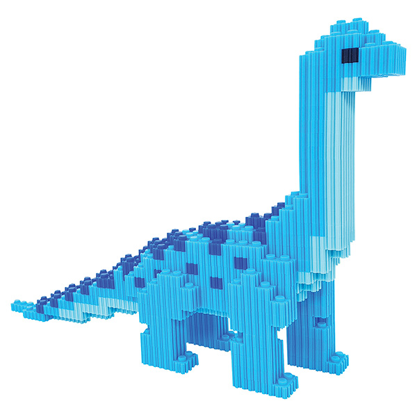Product image for Pix Brix Dinosaur Kits - Set of 3