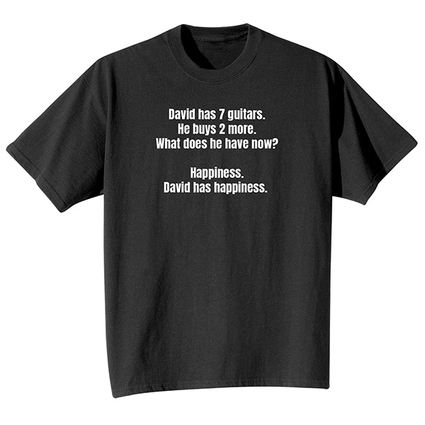 Product image for Personalized Happiness T-Shirt or Sweatshirt