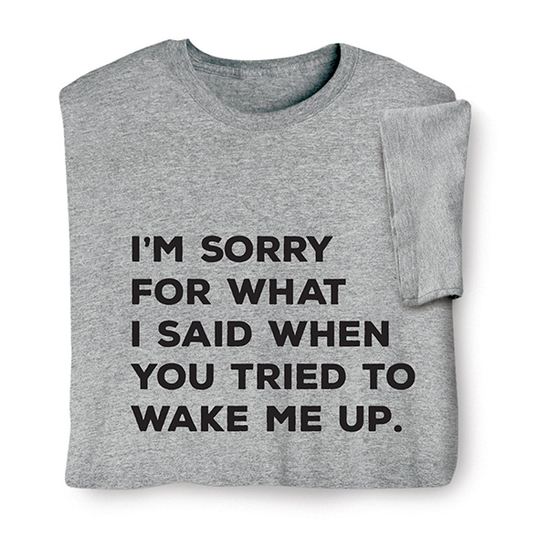 Product image for I’m Sorry for What I Said T-Shirt or Sweatshirt