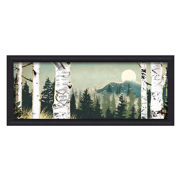 Product image for Personalized Back Country Woods Wall Art