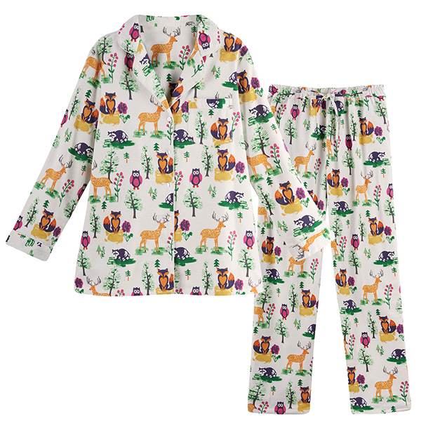Forest Friends Two Piece Pajama Set | Signals