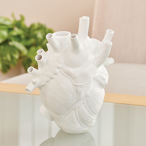 Creative Vase Anatomical Heart Shape Flower Vase Nordic Body Art Vase  Sculpture Desktop Flower Pot Home Decor Ornament Best Gift - AliExpress