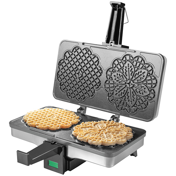 Electric Pizzelle Maker - Italian Waffle Cookie Baker