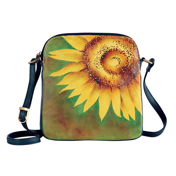 Sunflower Leather Crossbody Bag | Signals