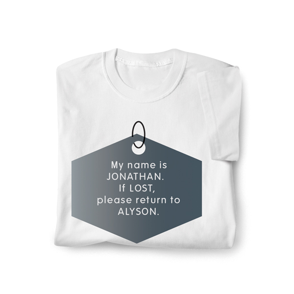 Product image for Personalized If Lost T-Shirt or Sweatshirt