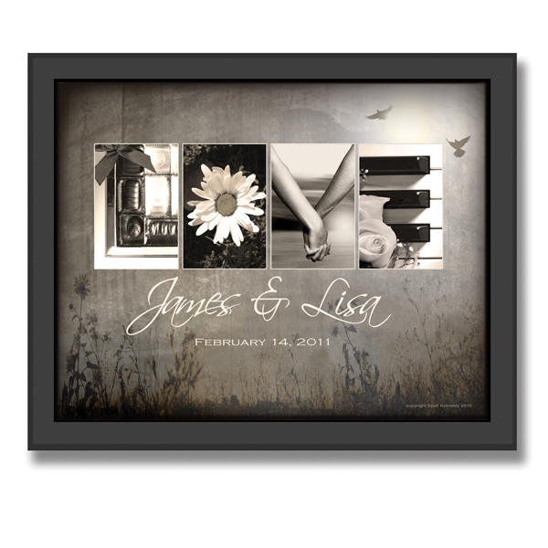 Product image for Personalized Love Letters Framed Print