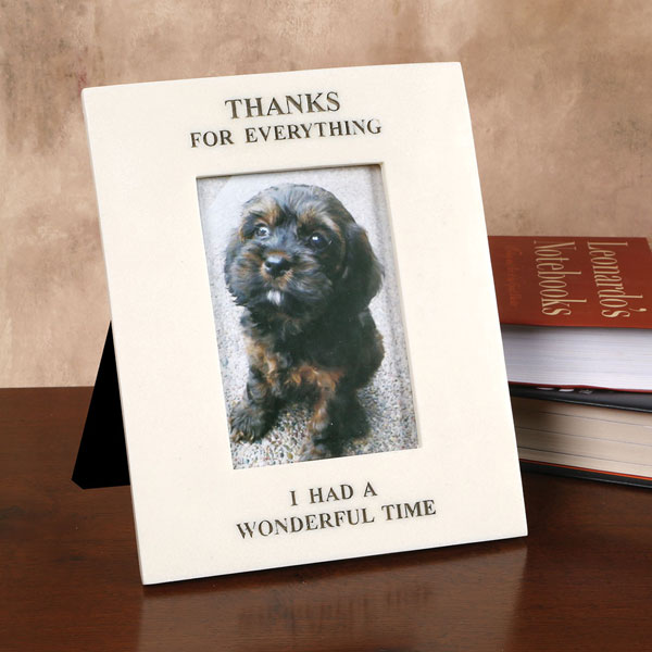 Product image for "Thanks for Everything" Pet Memorial Frame - 4' x 6' Photos