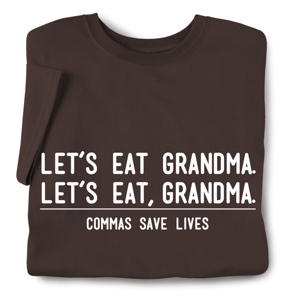 Product image for Commas Save Lives Shirts