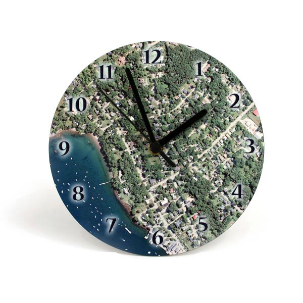 Product image for Personalized Hometown Map Clock - 8'