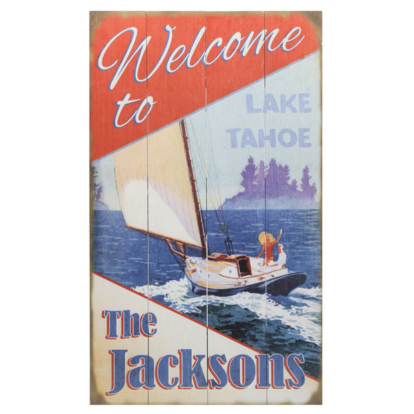 Product image for Personalized Lake Sign