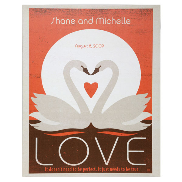 Product image for Personalized Love Print