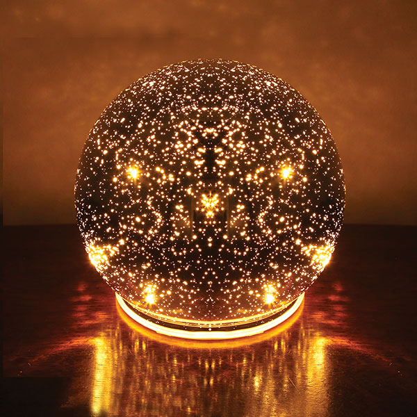 Product image for Lighted Crystal Ball - Silver