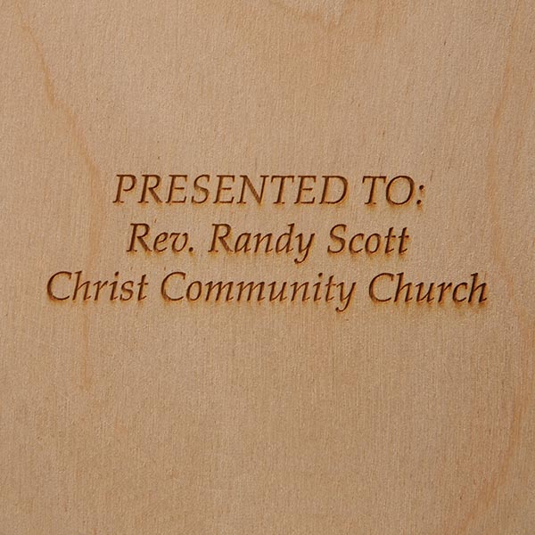 Product image for Simple Faith Plaque - Engraved