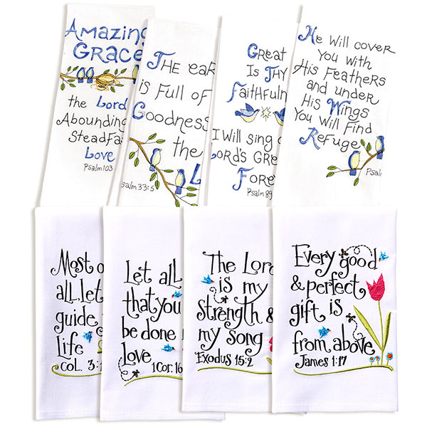 Product image for Psalms Hand Towels and Verses Hand Towels Gift Set