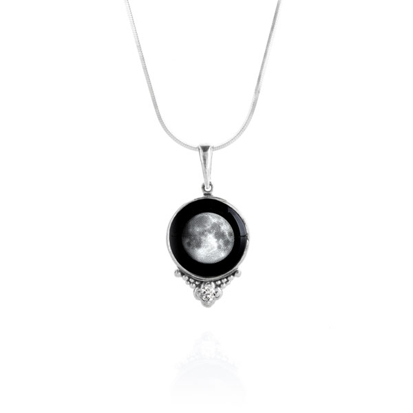 Product image for Moonglow Sterling Silver Moonfoam Pendant