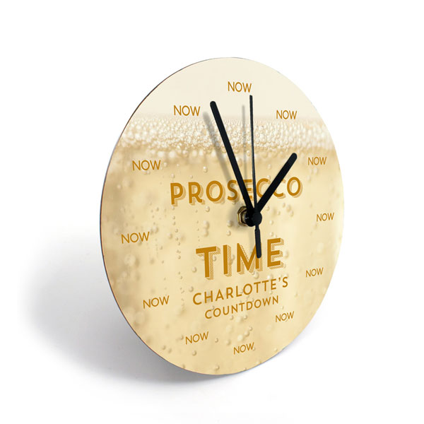 Product image for Personalized Prosecco Clock