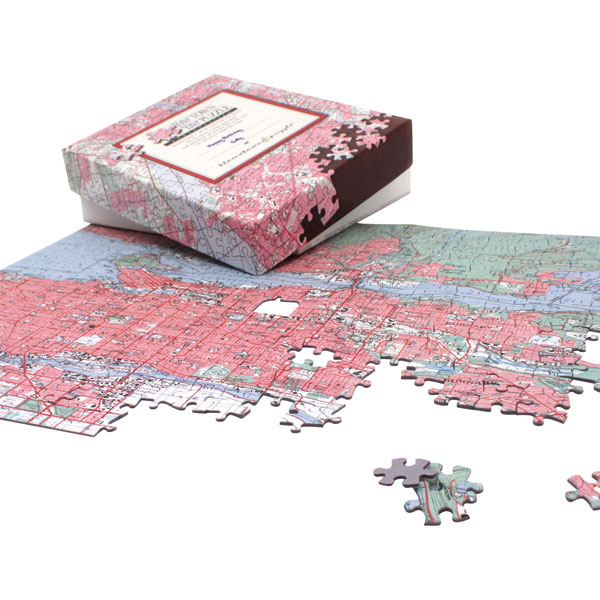 Product image for Personalized Hometown Jigsaw Puzzle - Canadian Edition