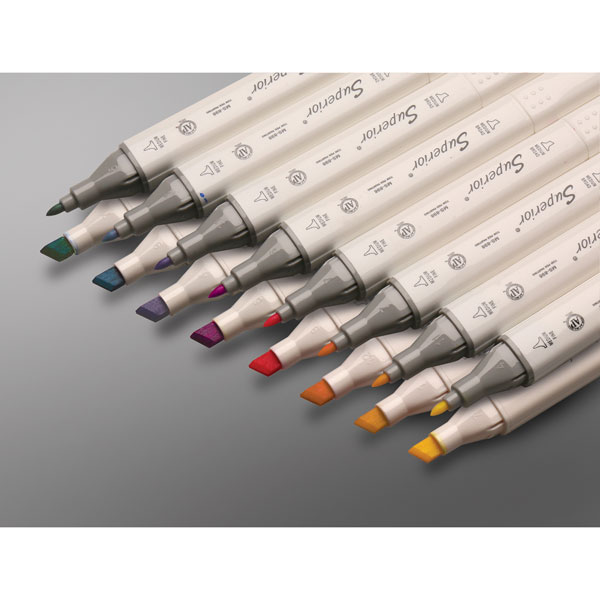 Product image for The Ultimate Dual-Tip Artist's Markers Set - 84 Colors