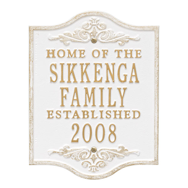 Product image for Personalized Buena Vista Anniversary Plaque