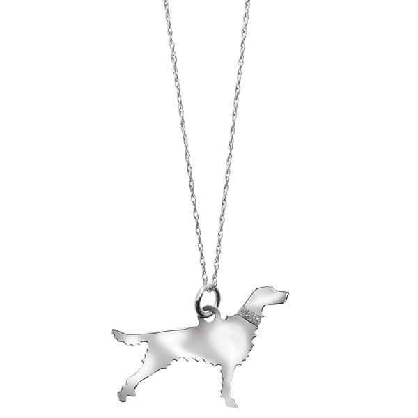 Product image for Sterling Silver Dog Breed Necklace