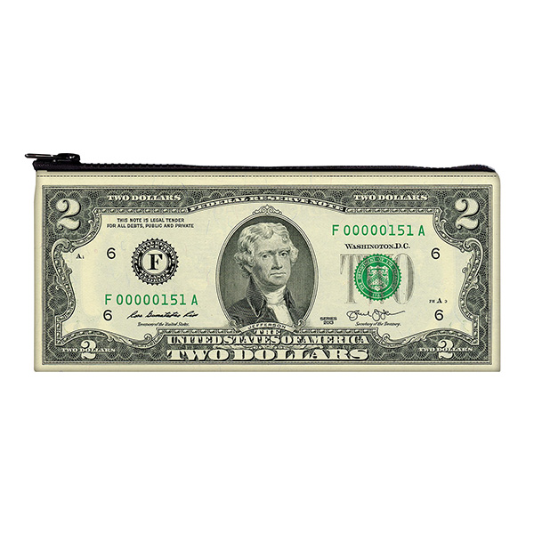 Product image for Bank Note Zipper Pouches