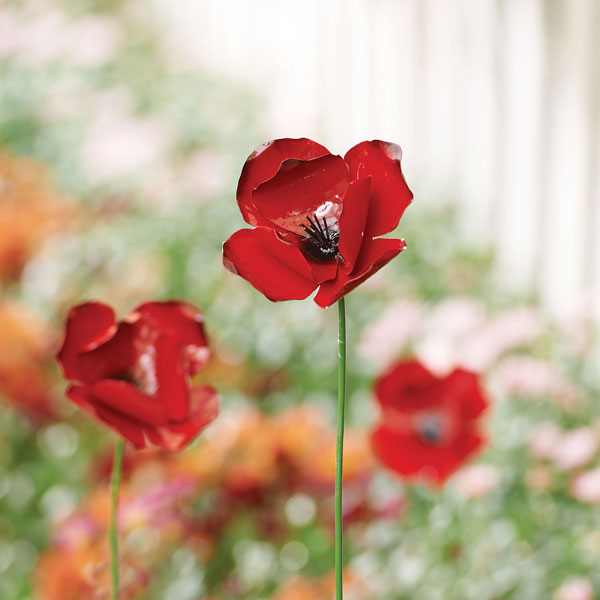 Product image for Poppy Garden Stake