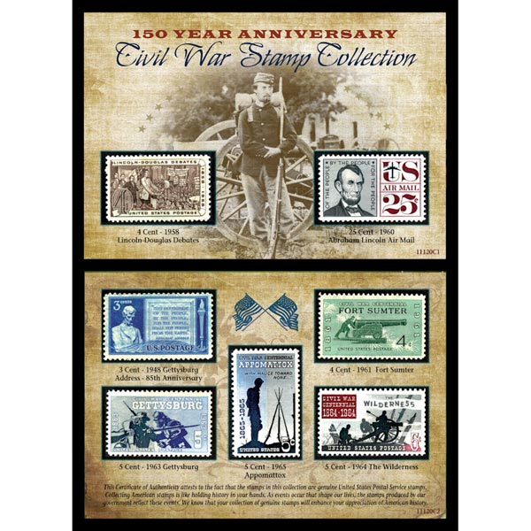 Product image for 150Th Anniversary Civil War Commemorative Stamp Collection