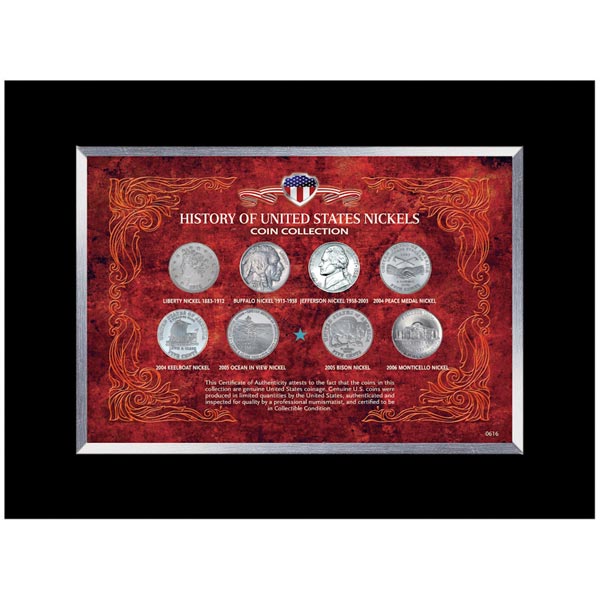 Product image for History Of United States Nickels Coin Collection
