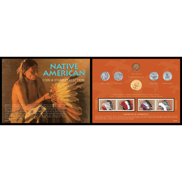 Product image for Native American West Coin & Stamp Collection