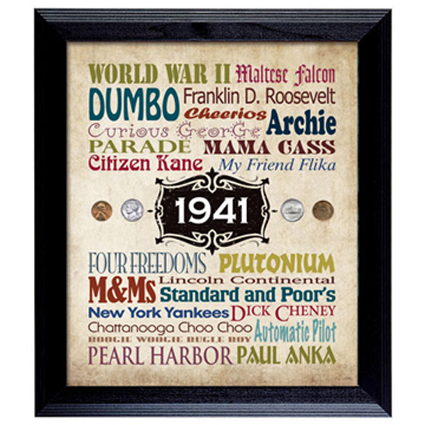 Product image for A Year In Time Celebration Wall Frame Collection