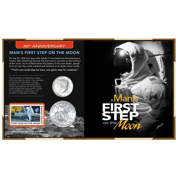 Product image for 40th Anniversary Man's First Step On The Moon
