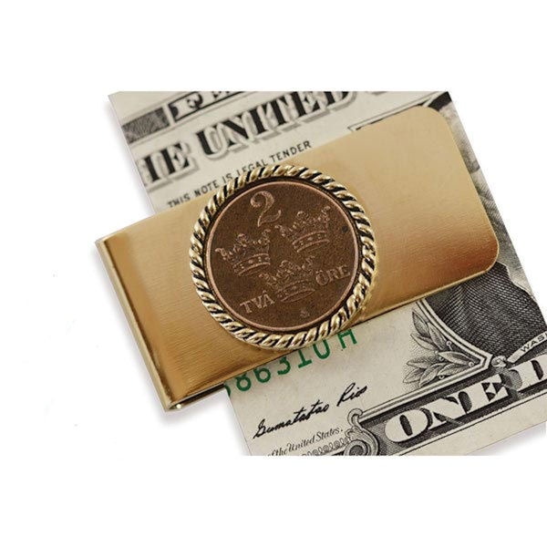 Product image for Swedish Coin Ore Crown Moneyclip