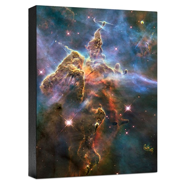 Product image for Hubble Image Canvas Print: Visible View Of Pillar And Jets Hh 901/90 Canvas Print
