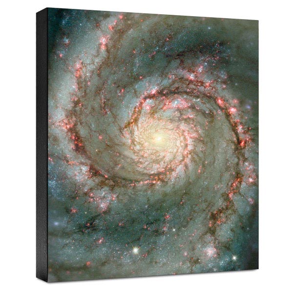 Product image for Hubble Image Canvas Print: The Heart Of The Whirlpool Galaxy