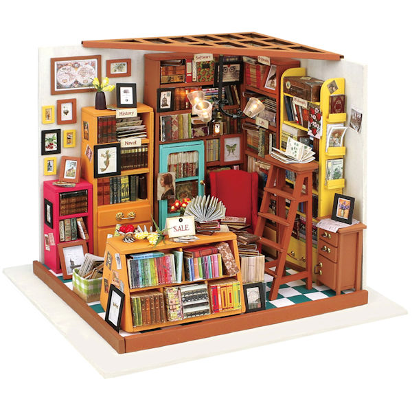 Product image for DIY Miniature Bookstore Kit 