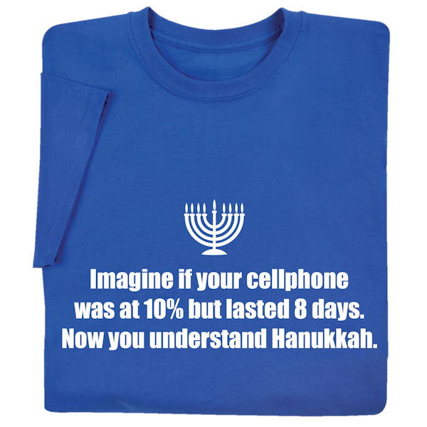 Product image for The Miracle of Hanukkah T-Shirt or Sweatshirt 