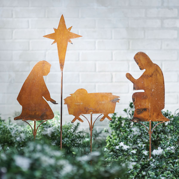 Product image for Nativity Scene Yard Stakes Set