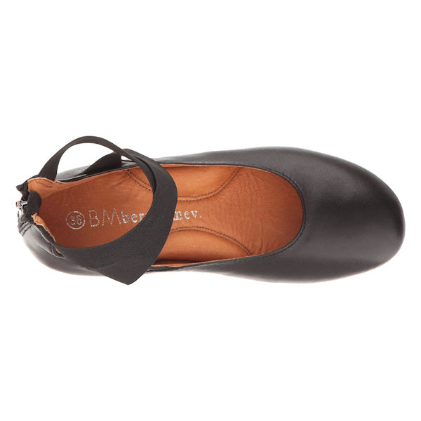 Product image for Leather Ballet Flats - with Zipper Close