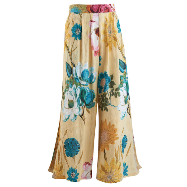 Crinkle Crepe Spring Vacation Flood Pant | Signals | LG1657